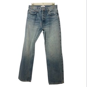 Zara Relaxed Blue Jeans with Classic Stonewashed Finish